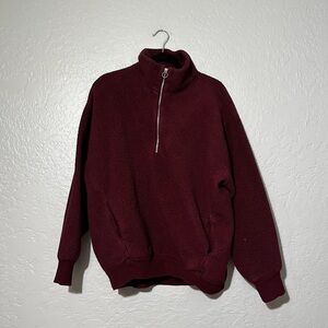 Express Oneleven Shearling Pullover